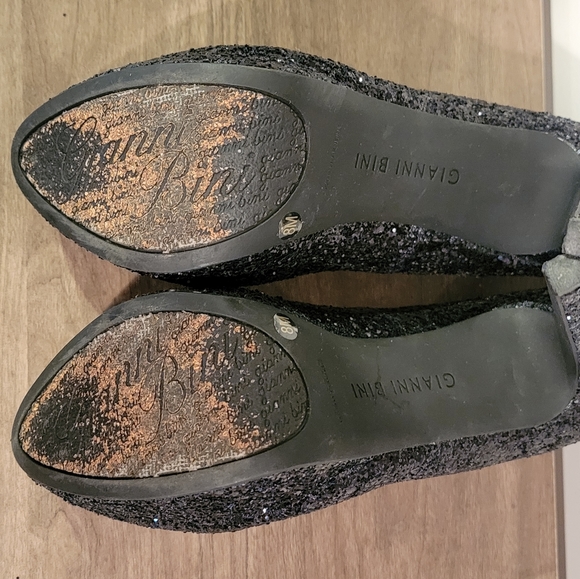 Gianni Bini Black glitter heels - Picture 7 of 7